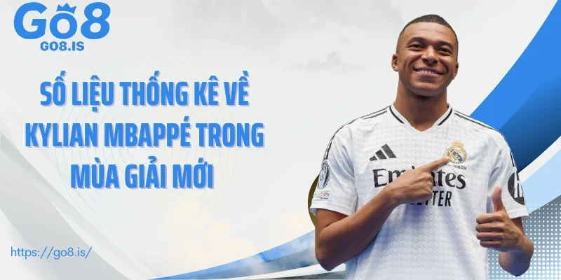 Số liệu thống kê về Kylian Mbappé trong mùa giải mới 